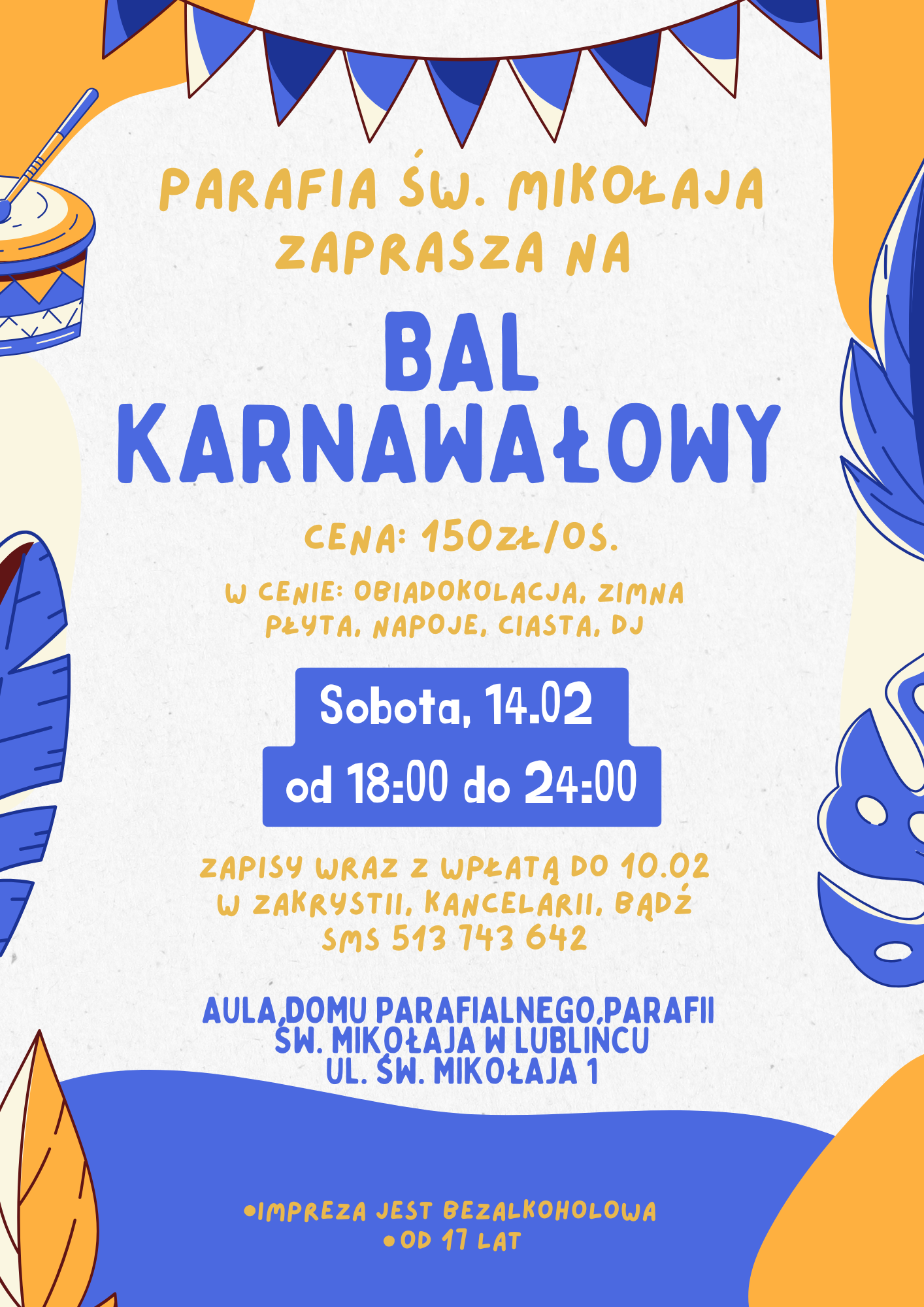 Parafialny Bal Karnawałowy