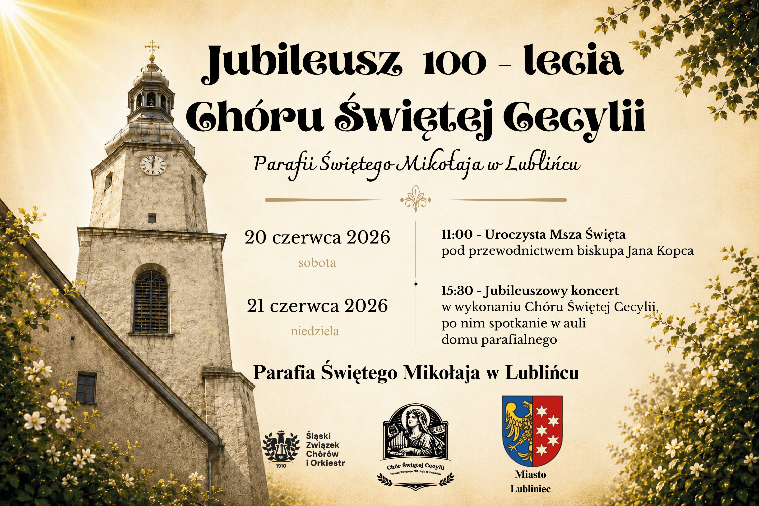 Jubileusz 100 – lecia chóru św. Cecylii